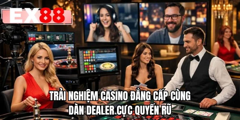 Trải nghiệm casino đẳng cấp cùng dàn dealer cực quyến rũ